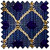 Sicily, Blue - Twist&Fit Roman Blind